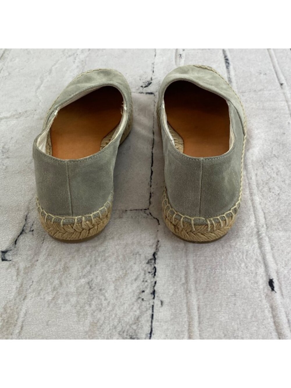 Rag & Bone Suede VGUC Espadrilles Beige Size 37 Womens Casual Slip-On Shoes - Picture 14 of 16